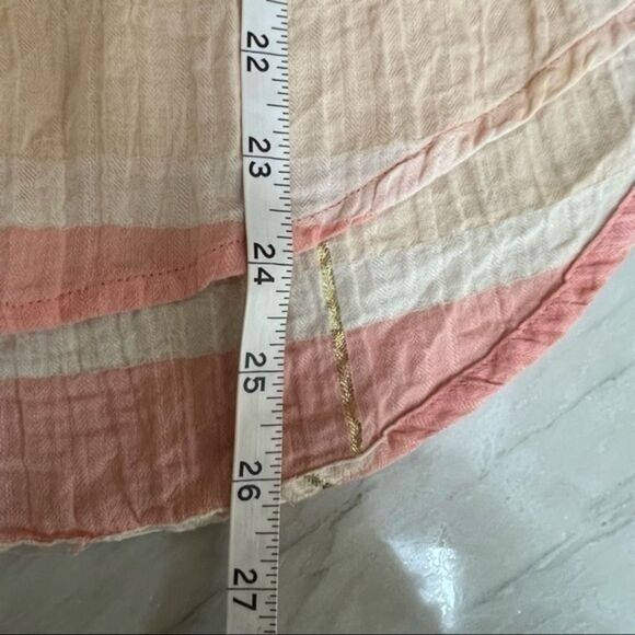 Anthropologie Holding Horses Gailen Pink Plaid Button Down Shirt Size 4. - Picture 5 of 6